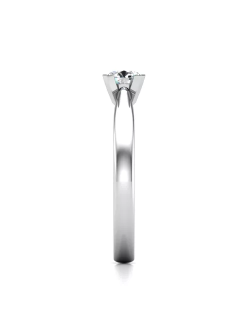 Gyűrűguru eljegyzési gyűrű 0,3ct I/SI gyémánttal BRK635 