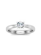 Gyűrűguru eljegyzési gyűrű 0,3ct I/SI gyémánttal BRK635 