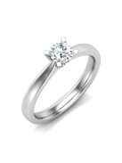 Gyűrűguru eljegyzési gyűrű 0,3ct szintetikus gyémánttal BRK635 