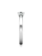 Gyűrűguru eljegyzési gyűrű 0,3ct szintetikus gyémánttal BRK635 