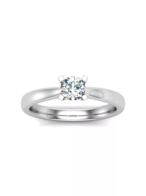 Gyűrűguru eljegyzési gyűrű 0,3ct szintetikus gyémánttal BRK635 
