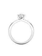 Gyűrűguru eljegyzési gyűrű 0,3ct I/SI gyémánttal BRK637 