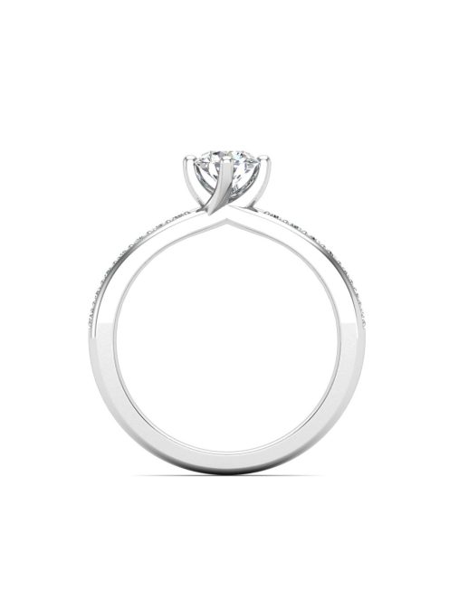 Gyűrűguru eljegyzési gyűrű 0,3ct H/SI gyémánttal BRK637 