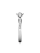 Gyűrűguru eljegyzési gyűrű 0,3ct I/SI gyémánttal BRK637 