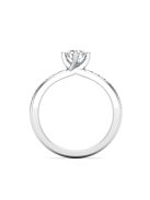 Gyűrűguru eljegyzési gyűrű 0,3ct szintetikus gyémánttal BRK637 