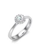 Gyűrűguru eljegyzési gyűrű 0,4ct I/SI gyémánttal BRK640 