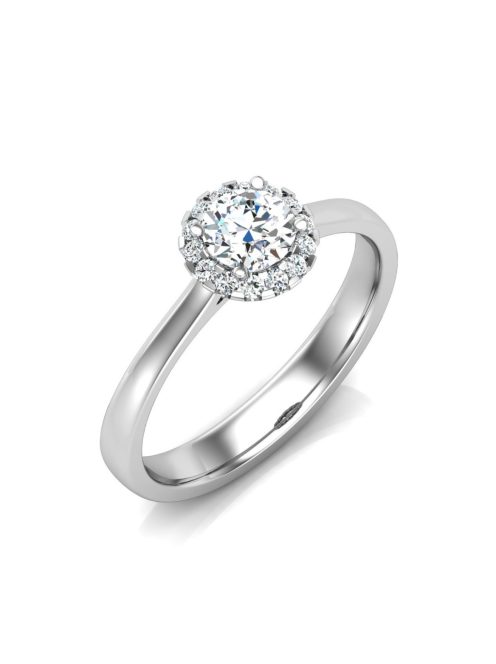 Gyűrűguru eljegyzési gyűrű 0,4ct H/SI gyémánttal BRK640 
