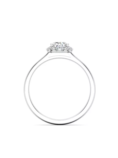 Gyűrűguru eljegyzési gyűrű 0,4ct I/SI gyémánttal BRK640 