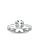 Gyűrűguru eljegyzési gyűrű 0,4ct H/SI gyémánttal BRK640 