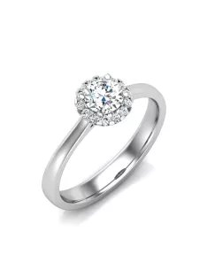  Gyűrűguru eljegyzési gyűrű 0,4ct szintetikus gyémánttal BRK640 