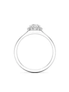 Gyűrűguru eljegyzési gyűrű 0,4ct szintetikus gyémánttal BRK640 