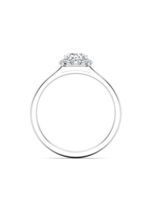 Gyűrűguru eljegyzési gyűrű 0,4ct szintetikus gyémánttal BRK640 