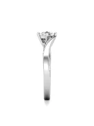 Gyűrűguru eljegyzési gyűrű 0,4ct szintetikus gyémánttal BRK641 