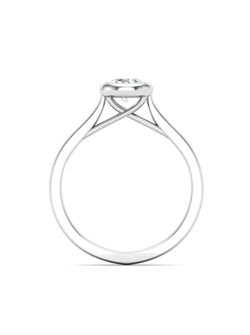 Gyűrűguru eljegyzési gyűrű 0,3ct I/SI gyémánttal BRK642 