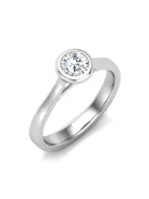 Gyűrűguru eljegyzési gyűrű 0,3ct szintetikus gyémánttal BRK642 