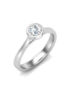   Gyűrűguru eljegyzési gyűrű 0,3ct szintetikus gyémánttal BRK642 