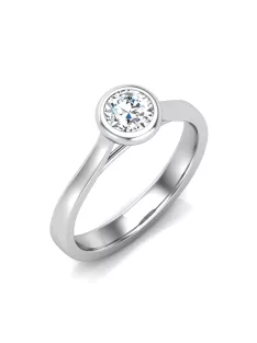   Gyűrűguru eljegyzési gyűrű 0,3ct szintetikus gyémánttal BRK642 