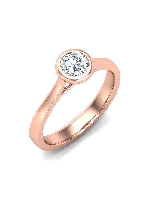 Gyűrűguru eljegyzési gyűrű 0,3ct szintetikus gyémánttal BRK642 