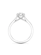 Gyűrűguru eljegyzési gyűrű 0,3ct szintetikus gyémánttal BRK642 