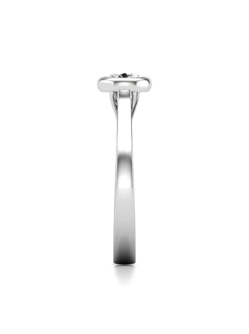 Gyűrűguru eljegyzési gyűrű 0,3ct szintetikus gyémánttal BRK642 