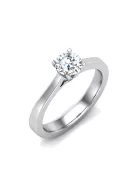 Gyűrűguru eljegyzési gyűrű 0,4ct I/SI gyémánttal BRK646 