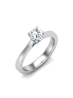   Gyűrűguru eljegyzési gyűrű 0,4ct I/SI gyémánttal BRK646 