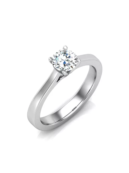 Gyűrűguru eljegyzési gyűrű 0,4ct I/SI gyémánttal BRK646 