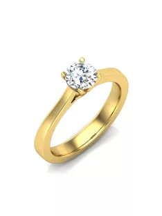   Gyűrűguru eljegyzési gyűrű 0,4ct I/SI gyémánttal BRK646 