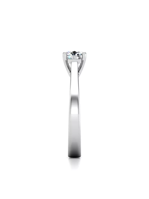 Gyűrűguru eljegyzési gyűrű 0,4ct I/SI gyémánttal BRK646 