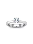 Gyűrűguru eljegyzési gyűrű 0,4ct I/SI gyémánttal BRK646 