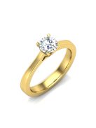 Gyűrűguru eljegyzési gyűrű 0,4ct szintetikus gyémánttal BRK646 