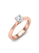 Gyűrűguru eljegyzési gyűrű 0,4ct szintetikus gyémánttal BRK646 