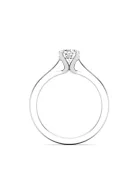 Gyűrűguru eljegyzési gyűrű 0,4ct szintetikus gyémánttal BRK646 