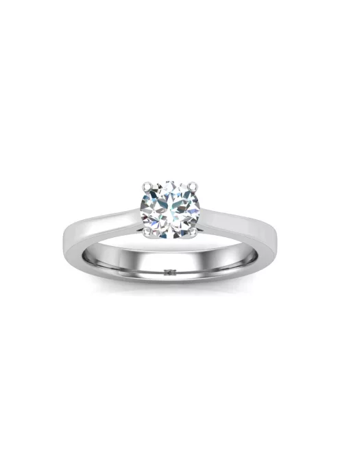 Gyűrűguru eljegyzési gyűrű 0,4ct szintetikus gyémánttal BRK646 