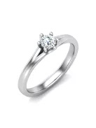 Gyűrűguru eljegyzési gyűrű 0,3ct I/SI gyémánttal BRK648 