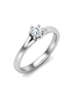   Gyűrűguru eljegyzési gyűrű 0,3ct I/SI gyémánttal BRK648 