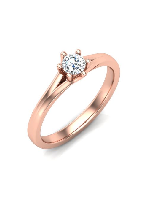 Gyűrűguru eljegyzési gyűrű 0,3ct H/SI gyémánttal BRK648 