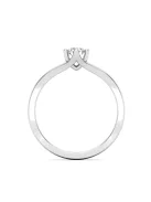 Gyűrűguru eljegyzési gyűrű 0,3ct I/SI gyémánttal BRK648 