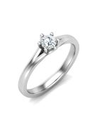 Gyűrűguru eljegyzési gyűrű 0,3ct szintetikus gyémánttal BRK648 