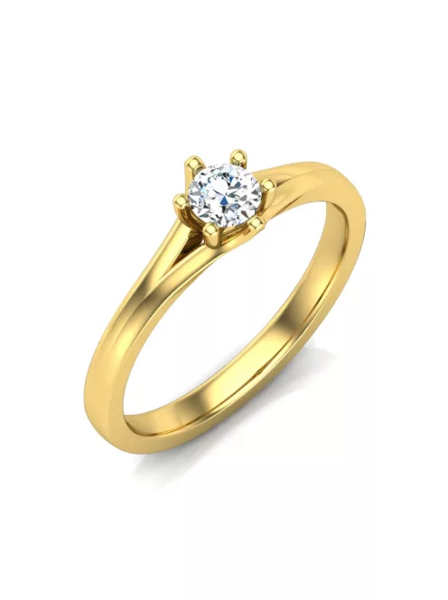 Gyűrűguru eljegyzési gyűrű 0,3ct szintetikus gyémánttal BRK648 