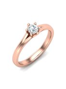 Gyűrűguru eljegyzési gyűrű 0,3ct szintetikus gyémánttal BRK648 