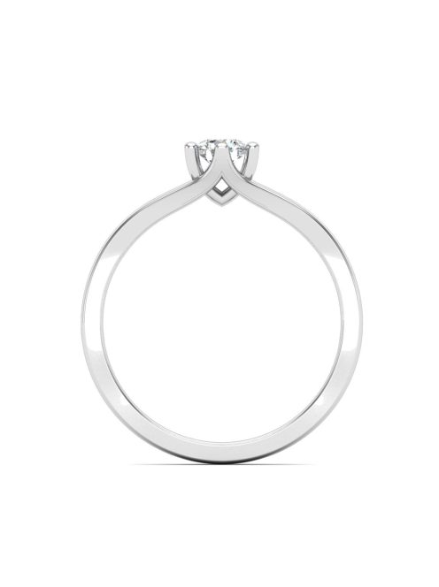 Gyűrűguru eljegyzési gyűrű 0,3ct szintetikus gyémánttal BRK648 