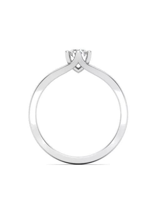 Gyűrűguru eljegyzési gyűrű 0,3ct szintetikus gyémánttal BRK648 