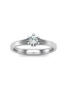 Gyűrűguru eljegyzési gyűrű 0,3ct szintetikus gyémánttal BRK648 
