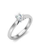 Gyűrűguru eljegyzési gyűrű 0,5ct H/SI gyémánttal BRK649 