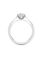 Gyűrűguru eljegyzési gyűrű 0,5ct I/SI gyémánttal BRK649 