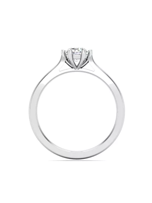 Gyűrűguru eljegyzési gyűrű 0,5ct I/SI gyémánttal BRK649 