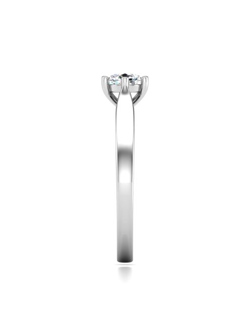 Gyűrűguru eljegyzési gyűrű 0,5ct H/SI gyémánttal BRK649 