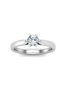 Gyűrűguru eljegyzési gyűrű 0,5ct I/SI gyémánttal BRK649 