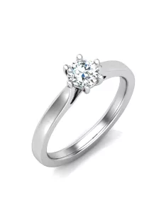   Gyűrűguru eljegyzési gyűrű 0,5ct szintetikus gyémánttal BRK649 
